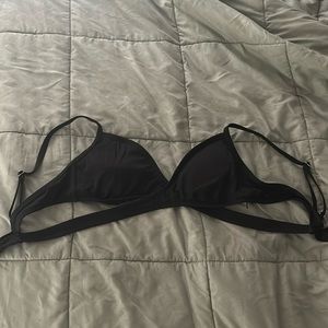 Black crossover bikini